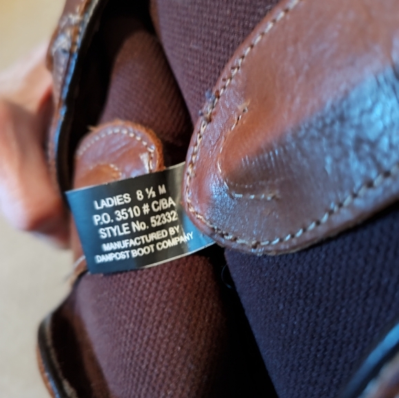 Laredo Patchwork Western Leather Boots Women's size 8 1/2 - Picture 4 of 5